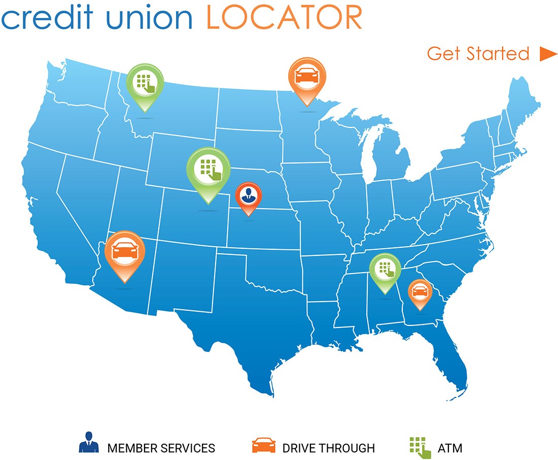 Credit Union Locator - Get Started